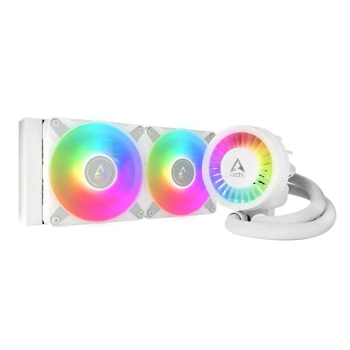 Arctic Liquid Freezer III 240 A-RGB vätskekylare, 2x120 mm, vit