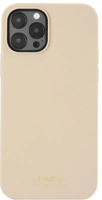 Holdit silikonfodral för iPhone 12/12 Pro (beige)