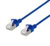 DELTACO U/FTP Cat6a patchkabel, slim, 3,8mm i diameter, 1m