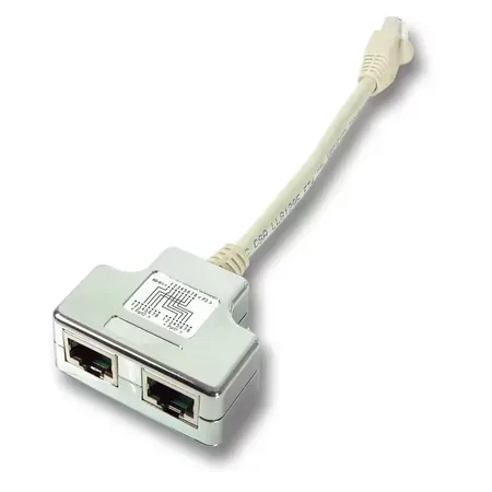 EFB Elektronik K5125.015 adapterkabel RJ-45 till 2 x RJ-45 0,15 m vit