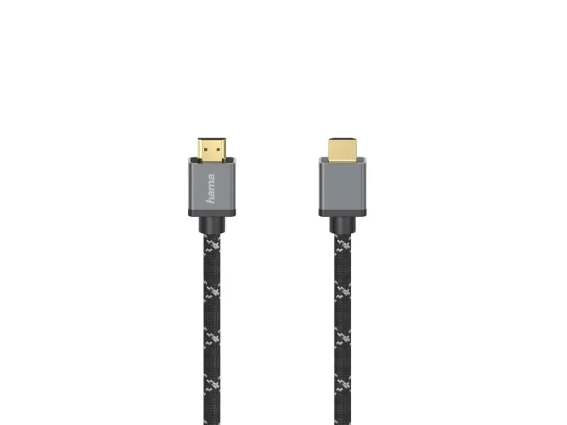 Hama HDMI-kabel Ultra High Speed 8K 48Gbit/s Metall Guld 5.0m