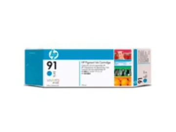 HP 91 - 3-pack - ljus cyan - original
