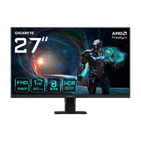 - 1920 X 1080, 180Hz, 1Ms, 300 Cd/M², Freesync, Hdr Ready