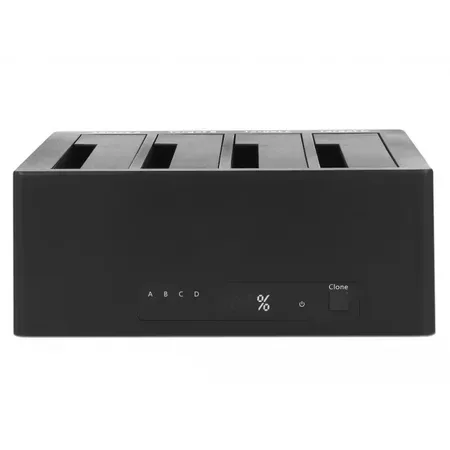 Delock USB 3.0-dockningsstation för 4 x SATA-hårddisk/SSD, med klonfunktion