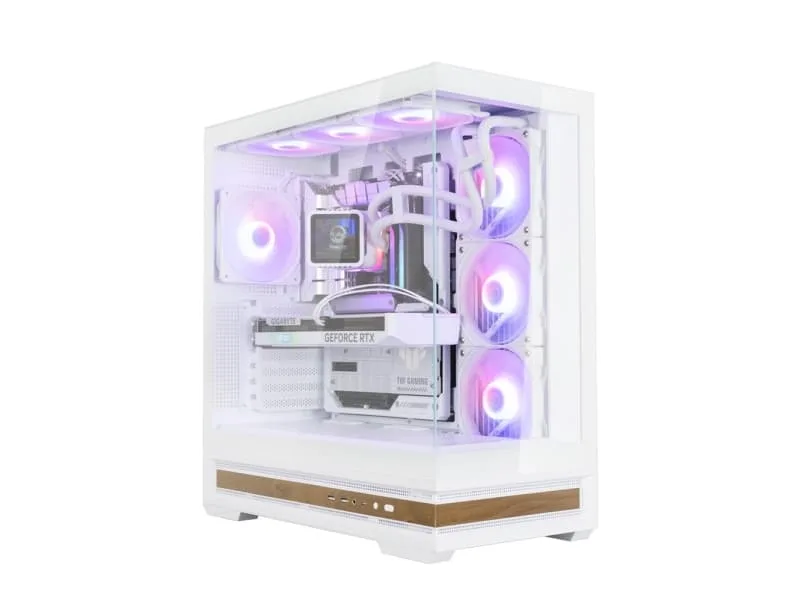 Zalman P40 NAMU WHITE midi tower-chassi ATX vit