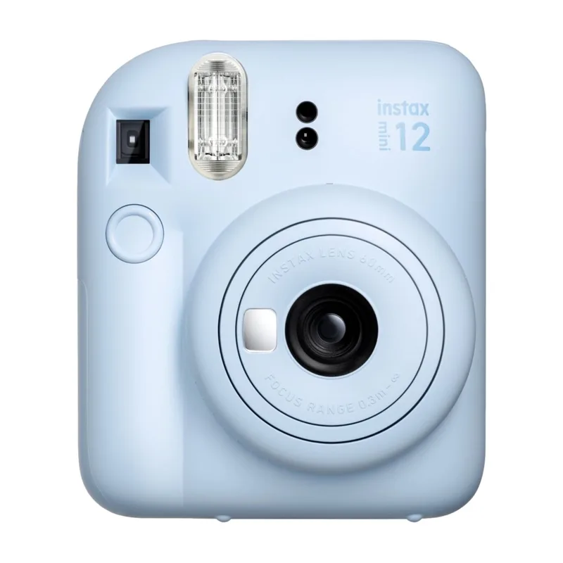 Fujifilm Instax Mini 12 snabbkamera + 10 st Instant Film, blå