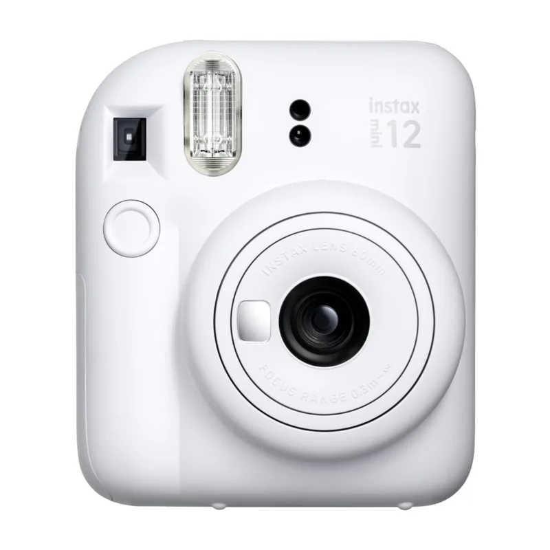 Fujifilm Instax Mini 12 snabbkamera + 10 st Instant Film, vit