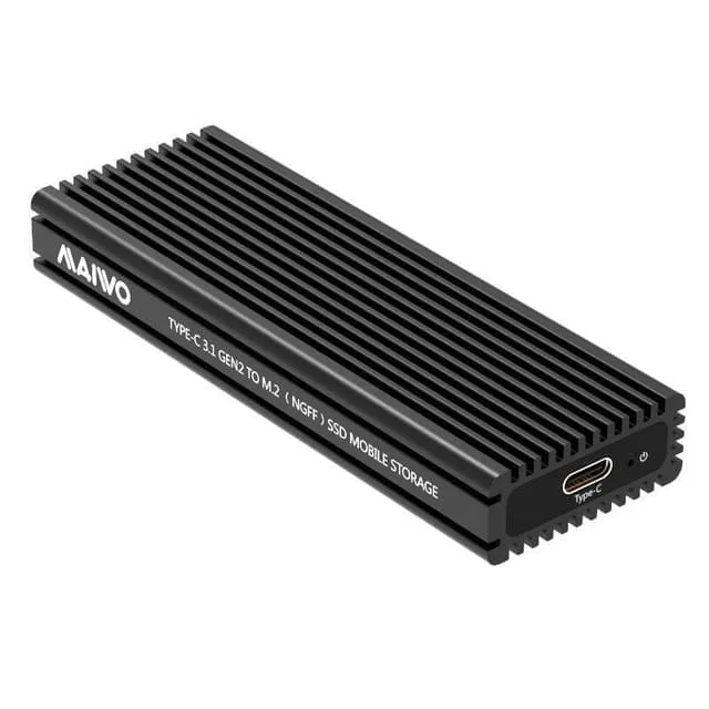 Maiwo K1687P2 M.2 SATA & NVMe SSD kombo till USB3.2 Gen2