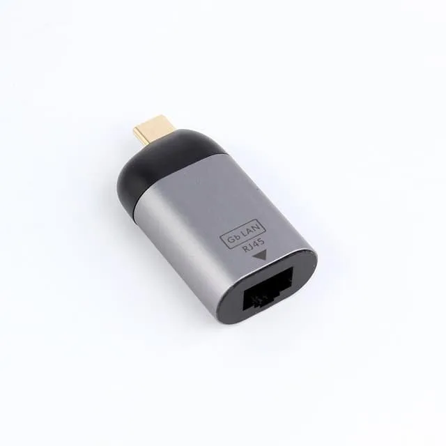 Nördic USB-C till RJ45-nätverksadapter, gigabit, aluminium