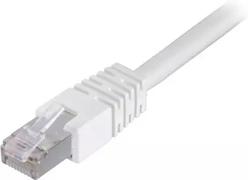 DELTACO F/UTP Cat6 patchkabel 15m, vit (STP-615V)