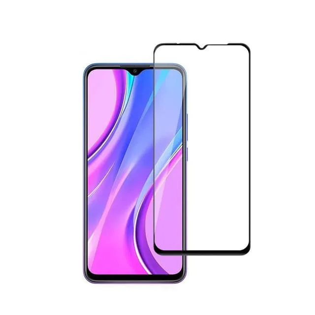 Skalo Xiaomi Redmi 9A Heltäckande Skärmskydd Härdat Glas