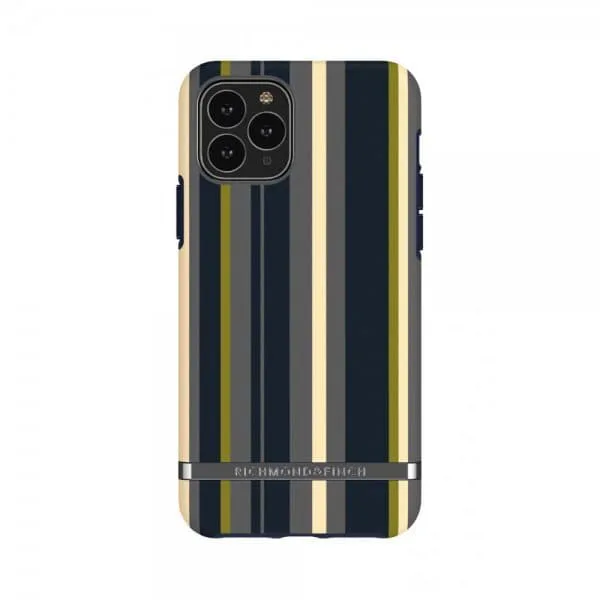 Richmond & Finch iPhone 11 Pro Skal Navy Stripes