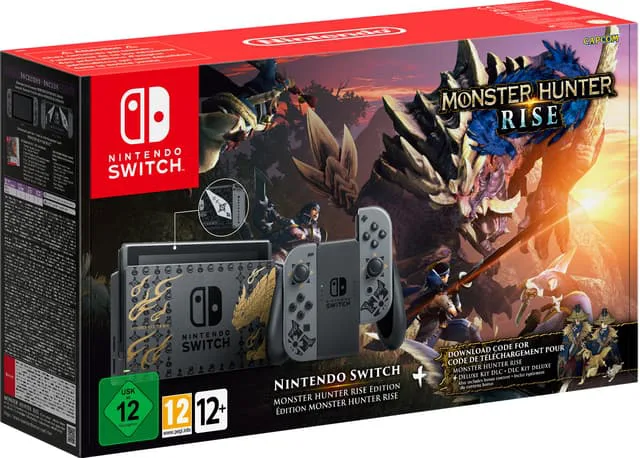 Nintendo Switch Monster Hunter Rise Edition spelkonsol
