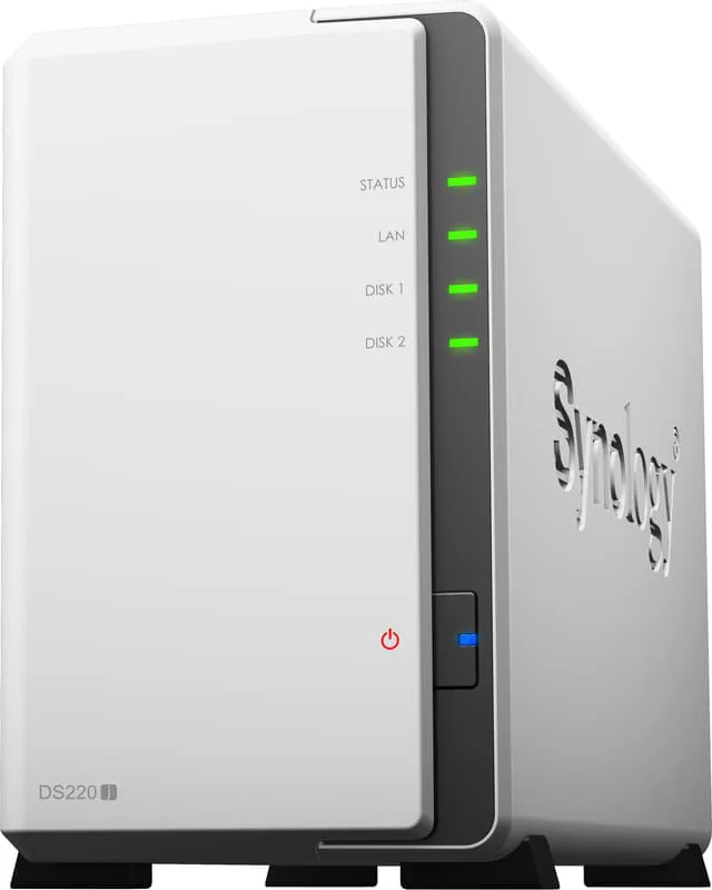 Synology DiskStation DS220j 2-Bay personligt NAS-system