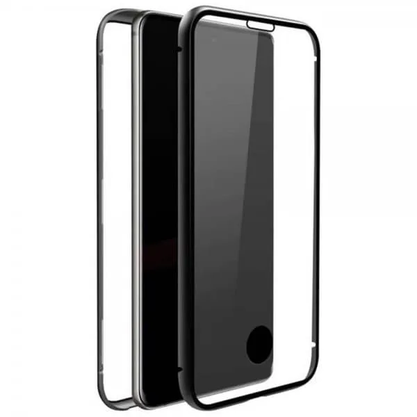 Black Rock Samsung Galaxy S20 Skal 360° Real Glass Case Svart Transparent