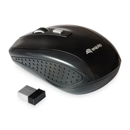 Equip 245104 trådlös mus för resor, RF, optisk, 1600 dpi
