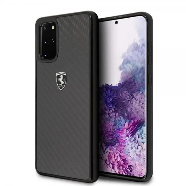 Ferrari Samsung Galaxy S20 Plus Skal Kolfibertextur