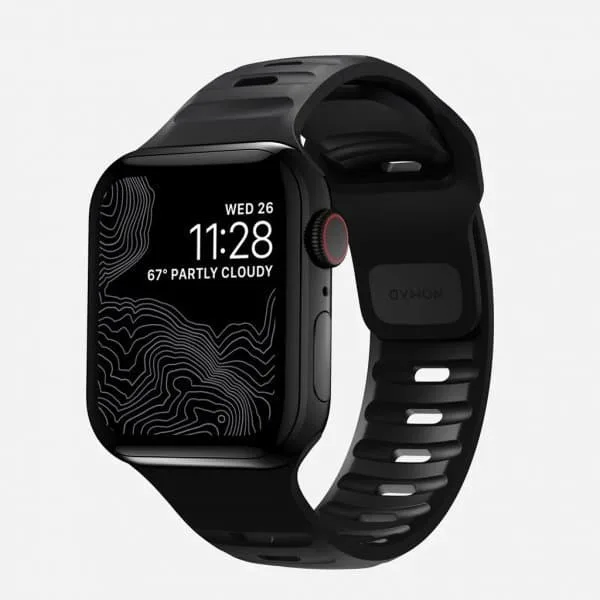 Nomad Apple Watch Sport Band 45mm/44mm/42mm Black