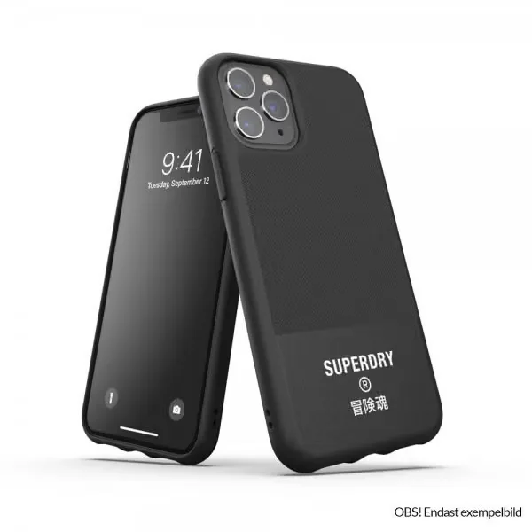 Superdry iPhone 12 Mini Skal Moulded Case Canvas Svart