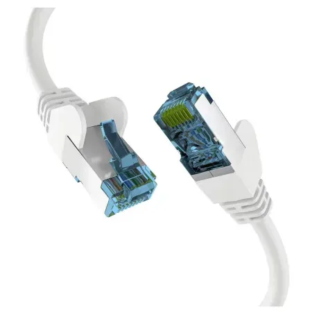 EFB RJ45 patchkabel med Cat7 råkabel vit 0,25 m