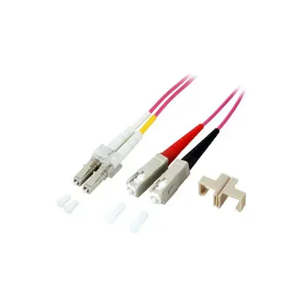 EFB Elektronik LC-SC 50/125µ InfiniBand og fiberoptisk kabel 5 m Lyserød