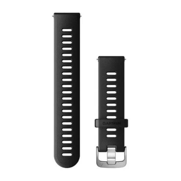 Garmin Quick Release armband 20 mm silikon, svart