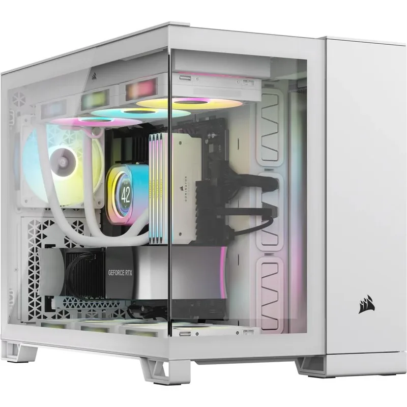 Corsair iCUE LINK 2500X RGB mid tower-chassi, micro ATX