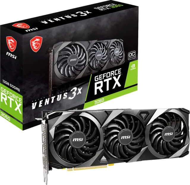 MSI RTX 3060 VENTUS 3X OC 12GB