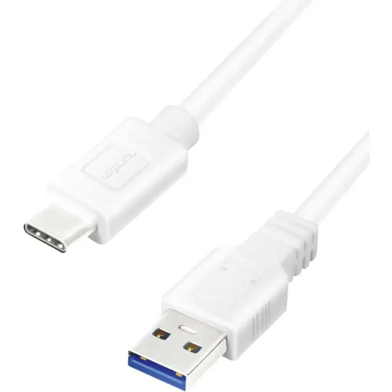 LogiLink USB 3.2 Gen 1x1-kabel CU0175, USB-A till USB-C, 1,5 m