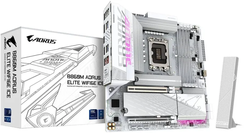 Gigabyte B860M AORUS ELITE WIFI6E ICE moderkort