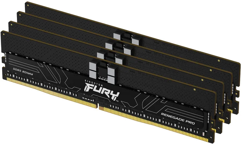 128 GB (4x32GB) DDR5-5600 Kingston FURY Renegade Pro CL28 ECC REG, AMD EXPO