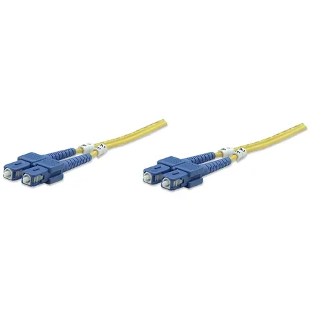 Intellinet 470605 InfiniBand- och fiberoptisk kabel, 1 m, SC, gul