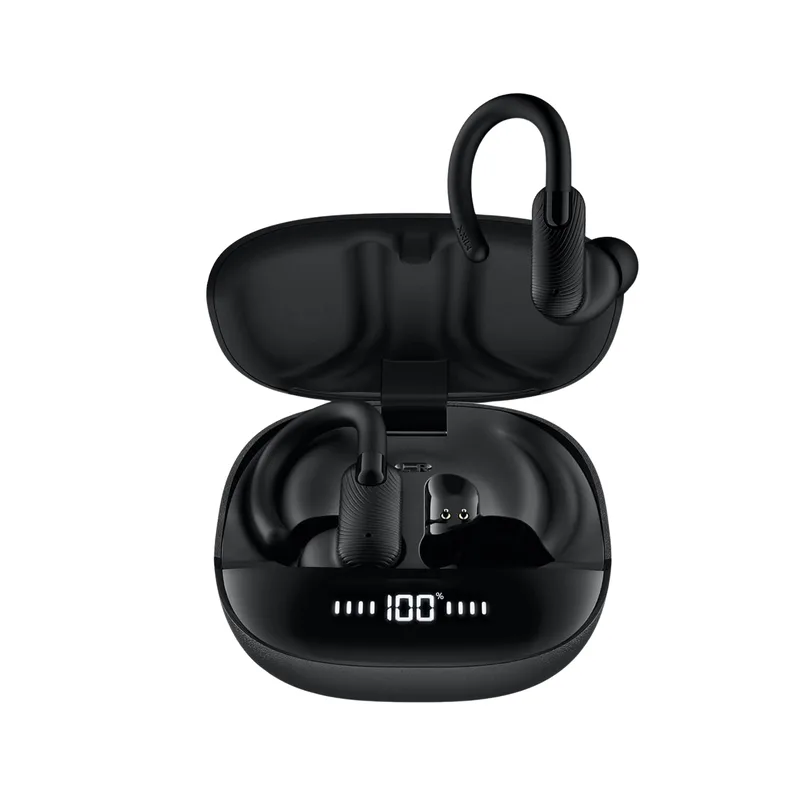 MIXX Hörlurar Sports Charge 2 In-Ear Hook TWS Svart