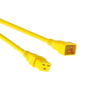 Mercodan strömkabel C20-C19 gul 1,2 m