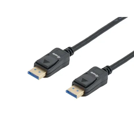 Equip DisplayPort 2.1-kabel, 1 m, 16K/60Hz, HDCP-kompatibel, grå