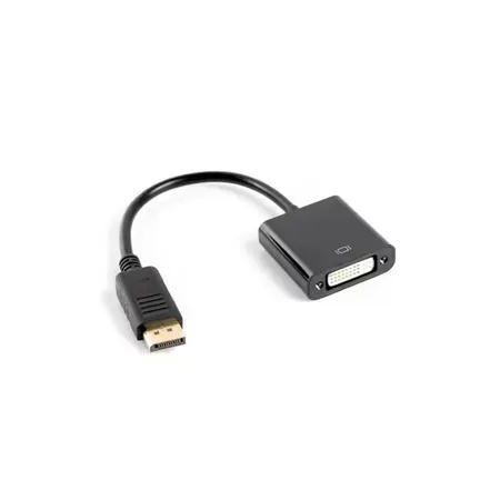 Lanberg DisplayPort till DVI-D-adapterkabel, 0,1 m