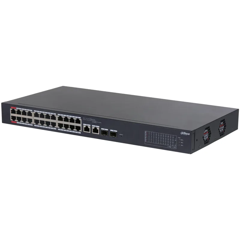 Dahua CS4226-24ET-375 26-portars molnbaserad skrivbordsswitch med 24-portars PoE