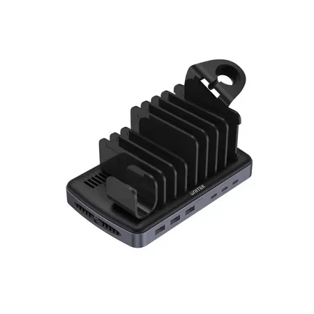 Unitek laddstation, 3 x USB-A 20 W och 3 x USB-C PD 60 W, 80 W
