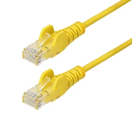 StarTech.com Cat6 nätverkskabel, smal, 15 m, gul