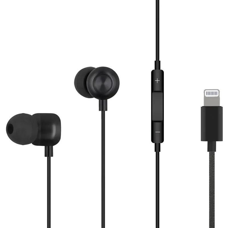 Champion in-ear-hörlurar med Lightning HSZ600L svart