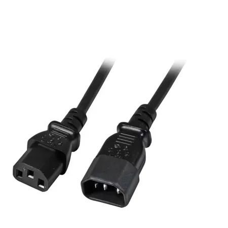 EFB Elektronik EK503.5 el-ledning C14 till C13, svart, 5 m