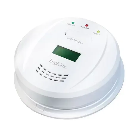 LogiLink SC0111 Kolmonoxid-detektor batteri Detektering Kolmonoxid