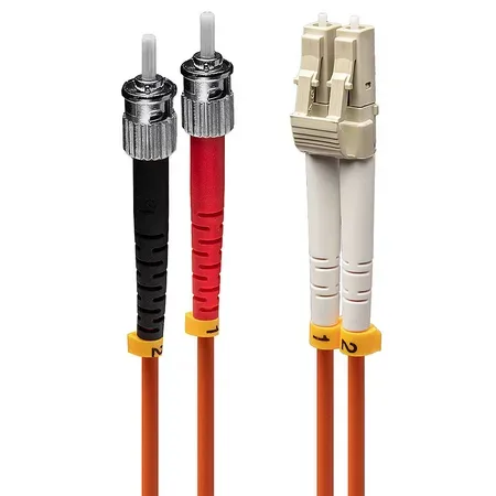 Lindy 46491 InfiniBand- och fiberoptisk kabel, 2 m, LC ST, orange