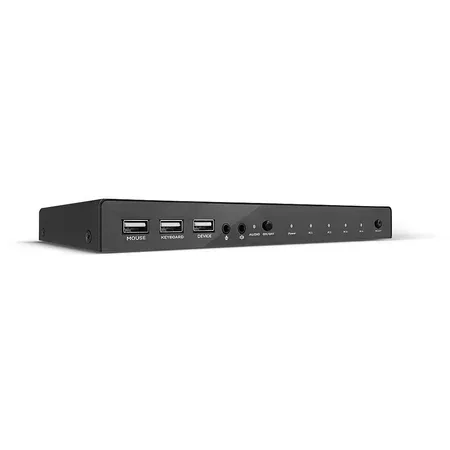 Lindy 32810 KVM-switch 4 portar, svart
