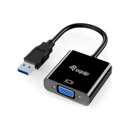Equip 133384 USB-grafikadapter 1920 x 1080 pixlar, svart