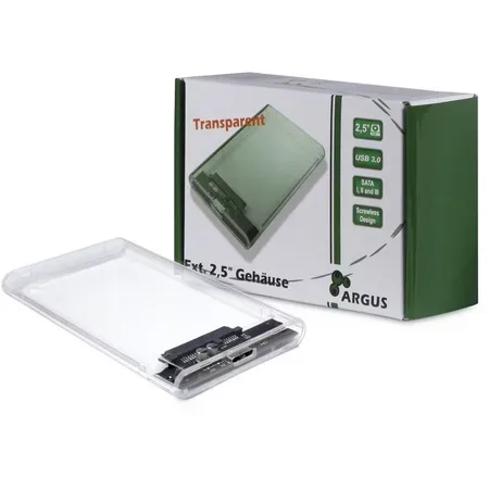 Inter-Tech Argus GD-25000 förvaringslåda för 2,5-tums disk, SATA 6 Gb/s