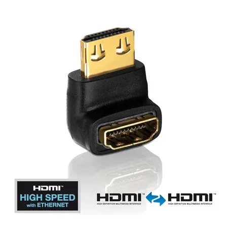 PureLink HDMI-kabel, hankoppling till honkoppling, svart