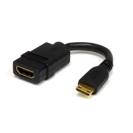 StarTech.com HDMM30CM Mini HDMI till HDMI-adapter, 4K 30 Hz, svart