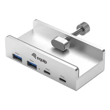 Equip USB-Hub 4-Port 3.2/C->2xUSB-C 2xUSB-A 5Gpbs