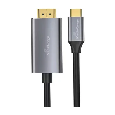 MediaRange USB-C till HDMI-adapterkabel, 1,8 m